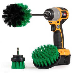 Electric Bathtub Bathroom Scrubber Drill Attachment Brush Polypropylene Oem