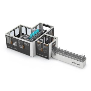 25mic 380V Single Roll 40packs/Min Toilet Paper Roll Machine