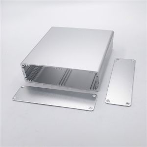 120*35*130mm Sandblasting Square Extruded Aluminum Electronic Enclosures
