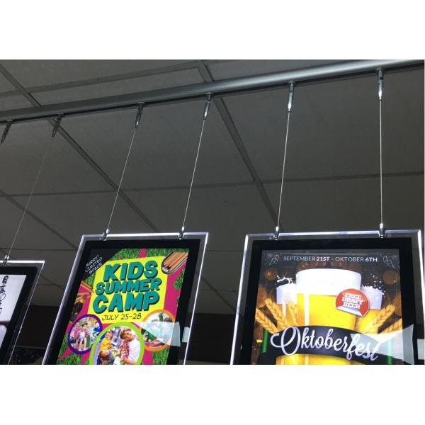 Advertising Menu Board LGP A2 ODM Wall Hanging Light Box