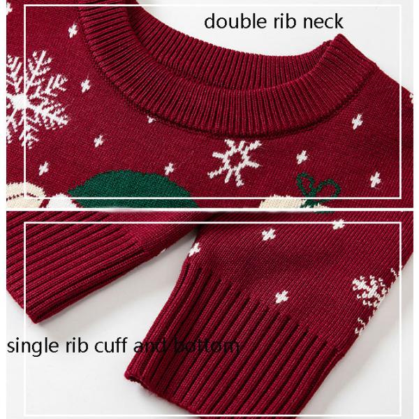 Winter Christmas Baby Knitted Sweaters Pullover Children Jumper Warm Knit Kids Sweater Winter Clothing