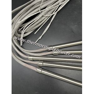 China Anti-Vibration Cartridge Heater Stainless Steel Braided Lead Protection on sale