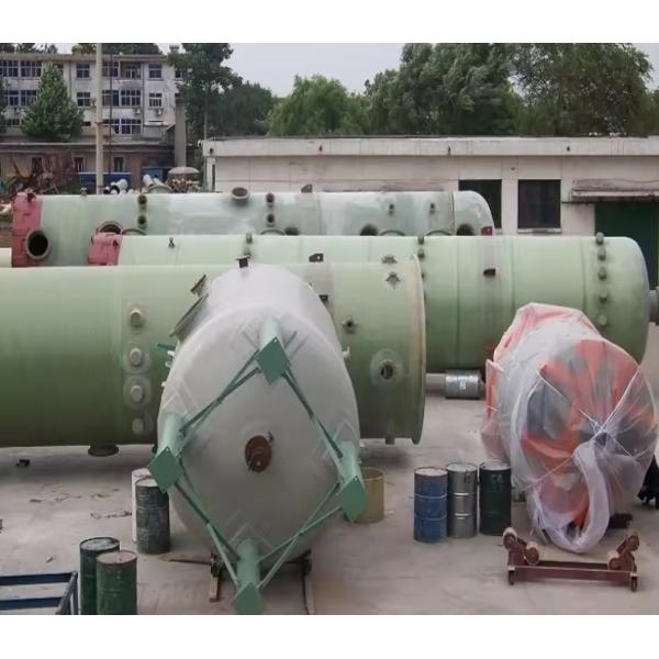 FRP Bubble Tower GRP Fiberglass Ammonia Absorption Tower Chemical Pollution Industry
