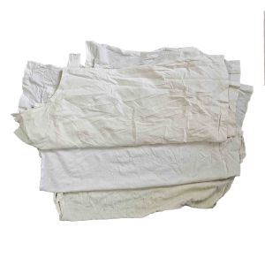 Strong Absorbency 100kg/Bale 30cm White T Shirt Rags