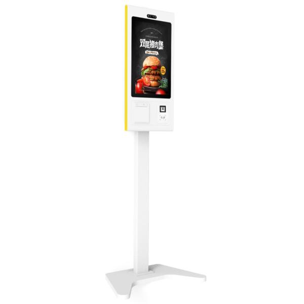 Built-in Printer 21.5 Inch Self-Service Kiosk for Interactive Ordering in