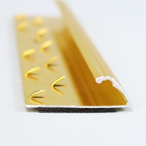 Golden Alloy Aluminum Carpet And Vinyl Metal Floor Edging