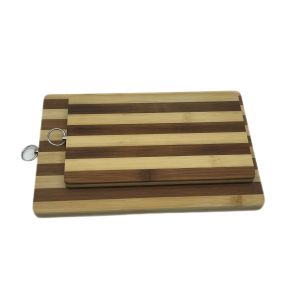 Durable Rectangle Bamboo Cutting Board With Ring