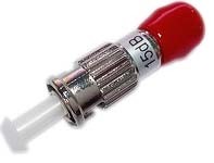 Male Female Fiber Optic Attenuator , Portable Fixed Optical Attenuator