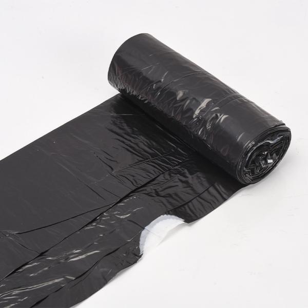 Buy 38X50 Black Trash Mil Individually Folded Hdpe Plastic Garbage Bag for B2B Purchasing at wholesale prices