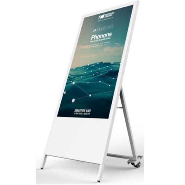 Advertising Restaurant Portable Digital Signage Advertising Display Battery