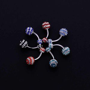 Wholesale Factory Price Fancy Ferido Ball Design Belly Navel Rings Piercing
