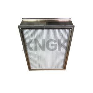 Quality High Air Flow Rate Folded Hepa Panel Filter，Hepa Ulpa Filters Pharmaceutical Industry for sale