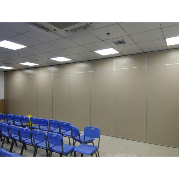 Customized Color Acoustic Room Dividers , Hotel Moveable Partition Wall
