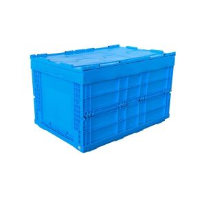 Convenient and Space-Saving Collapsible PP Plastic Container for Warehouse