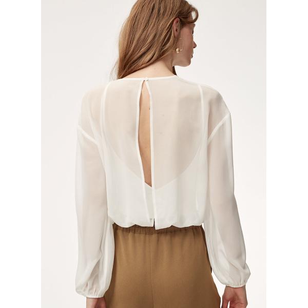 New Arrival Fall Clothing Cotton Spandex Ladies Transparent Bodysuit Tops Latest Design For Women Lady