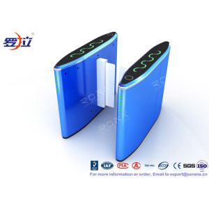 Stainless Steel Half Height Turnstiles , Sliding Gate Turnstiles With Servo