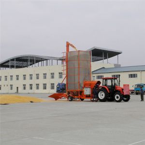 3600kg 60HP 28000m3/H Mobile Grain Dryer For Farm