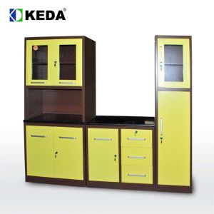 China New Design 0.5mm H1920mm Green Kitchen Cabinets on sale