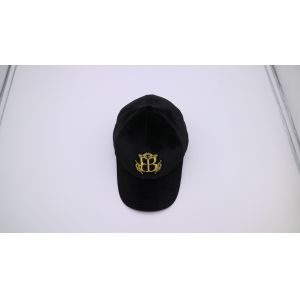 Female Autumn Velvet Baseball Cap Duck Tongue Vertical Stripe Sports Hat