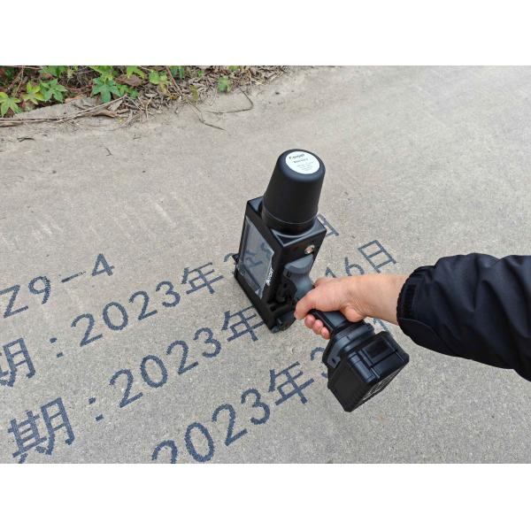 Construction Industry Industrial Large Character Inkjet Printer Concrete