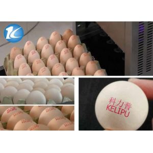 Touch Screen Egg Code Printing Machine / Ink Jet Printer u Disk Loading