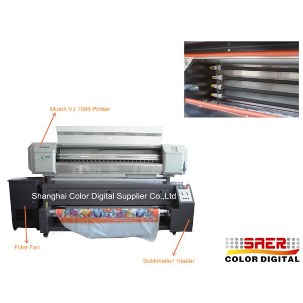 2000W Power Textile Sublimation Printer / Fabric Printing Machine For Flag