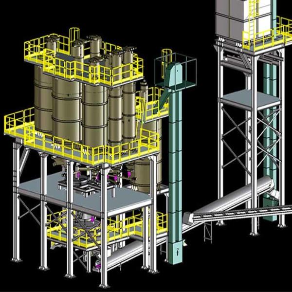 Buy Economic Arrangement 60tpd Glass Batch Plant For Glass Bottle at wholesale prices