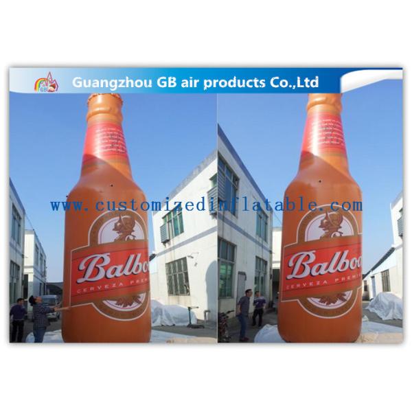Buy Customized Inflatable Wine Bottle , Outdoor Advertising Inflatable Beer Bottle at wholesale prices