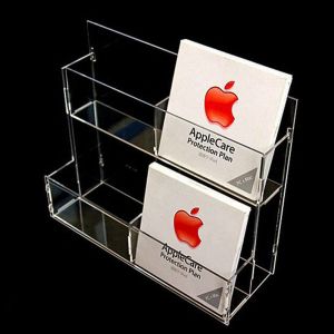 Acrylic cigarette case double-layer multi grid data display rack file advertisin