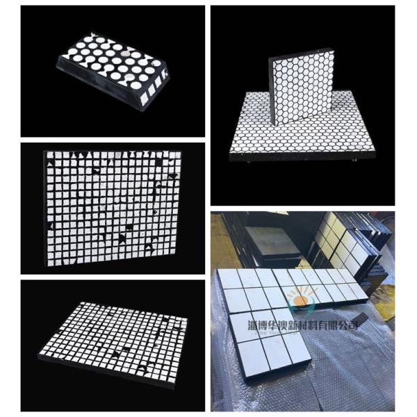 Industrial Ceramic Linings Rubber Ceramic Liners Wear Resistant Corrosion Resistant