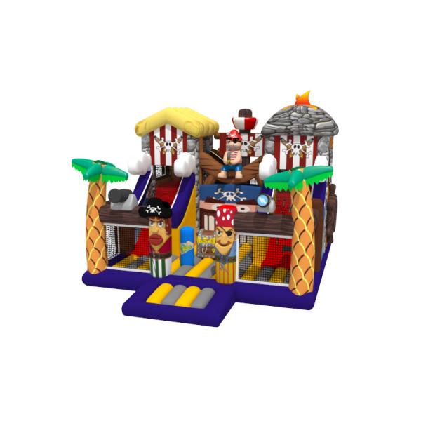 Buy Pirate Themed Painting 5x6x4.3m Inflatable Jump House at wholesale prices