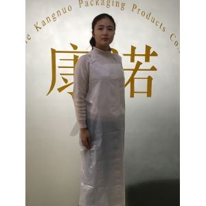 Breathable Plastic Aprons On A Roll , Disposable Plastic Gowns Sleeveless