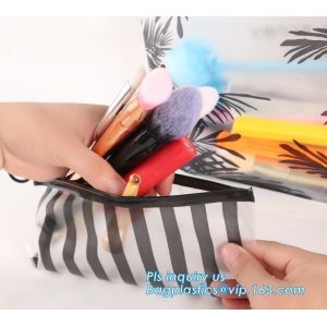 EVA zipper bag with zipper or slider for bra, slider zip lock black zip lock bag