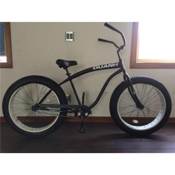 Beach Cruiser Style Fat Tire Bike with 26*4.0 Tire and Steel Fork Material