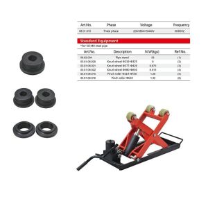 Heavy Duty 24 Inch Manual Roll Groover Sch40 Pipe Grooving Machine