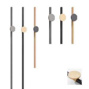 Black Aluminum Alloy Cabinet Handle Aluminum Profile Aluminum Handle