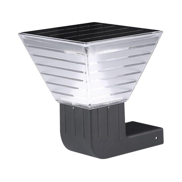 Exterior Modern Waterproof Solar Wall Light Hotel Garden Led Ip65 Solar Wall