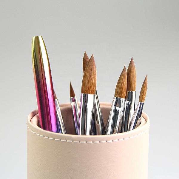 Professional Acrylic Liquid for Nail Art Pen Brushes UV Gel Nail Kolinsky Acrylic Powder Nail Art Brush Manicure Different Type