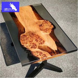 Crystal Clear Epoxy Resin Table Art Hardener Wood AB Glue