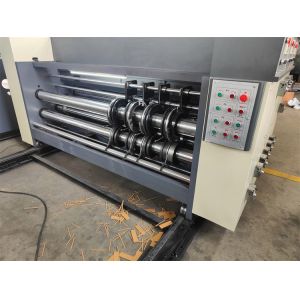 Semi-automatic Carton Chain Feeder Flexo Printing Slotting Rotary Die Cutting