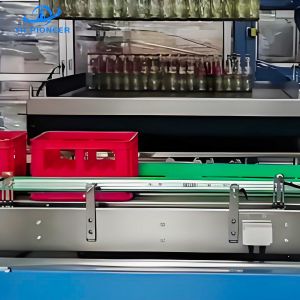 High Efficiency Bottle Case Packer Machine For 15-25 Cases Per Minute