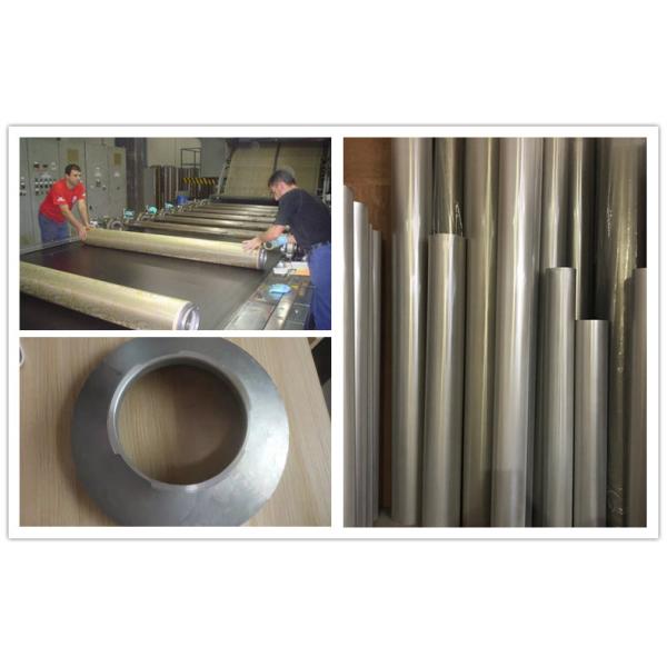 Buy 71 Hole Diameter Area Nickel Rotary Screen Printing Good Tenacity 165 Mesh at wholesale prices