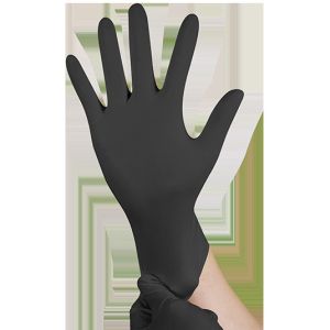 Wholesale Washing Up Latex Non-Powdered Blue Vinyl-Nitrile Gloves