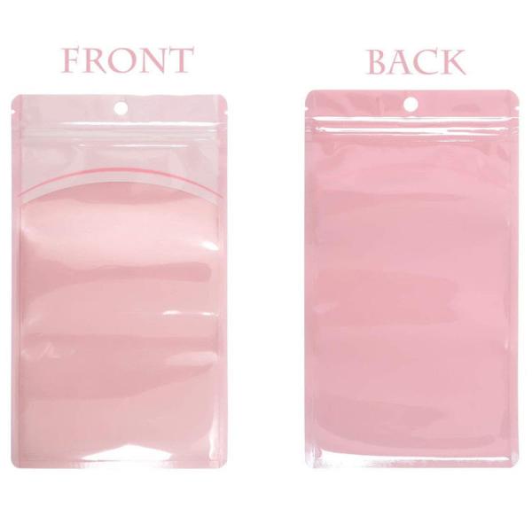 Buy Smell Proof PET CPP Mylar k Packaging Bag With Clear Window at wholesale prices