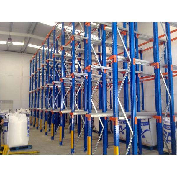 Storage Steel Drive In Pallet Racking System Heavy Duty Industrial Storage Equipment