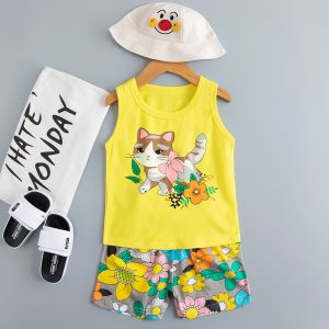 Quality Cartoon Animal Print Pyjamas Age 11 95% cotton For 1-12 Years Old for sale