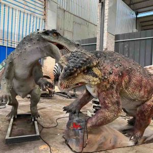 Quality Safety Senser Moniter Realistic Animatronic Dinosaur Customization for sale