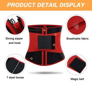 Thin Neoprene Waist Trainer HEXIN Women's Shapewear for Tummy Control and Body