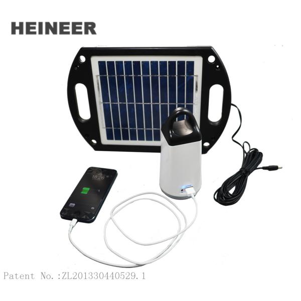 Portable solar camping lanterns with ABS frame and holder,mobile charge,power
