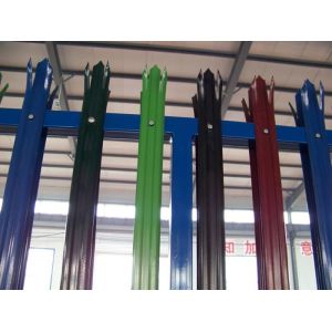 Pvc Coated Paliside Welded Wire Garden Fence